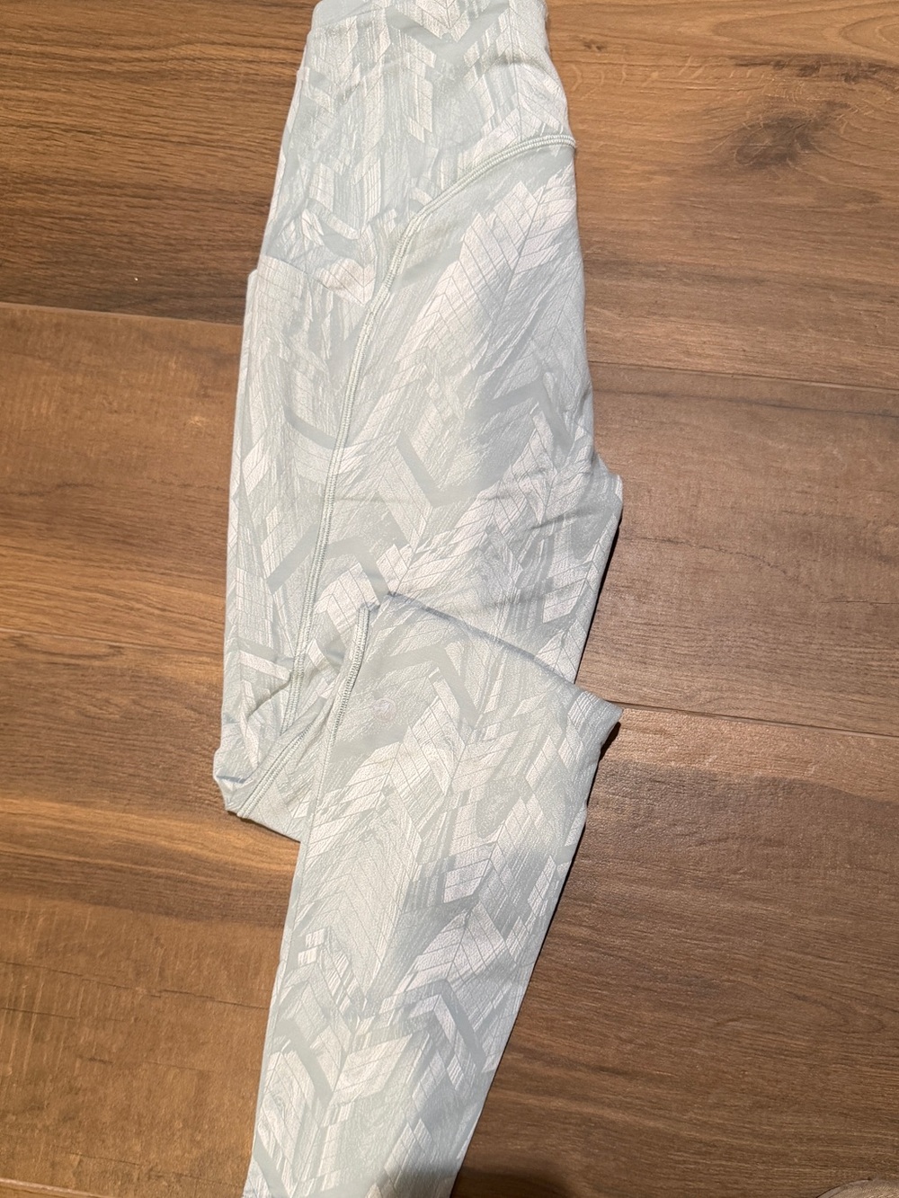 lululemon athletica Mint Green Patterned Leggings